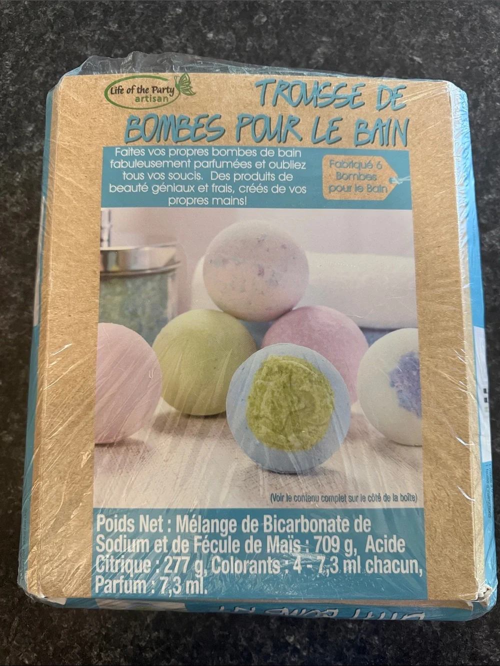 Life of the Party Artisan Bath Bomb Kit - Pastel Multi Kids Craft Fun!